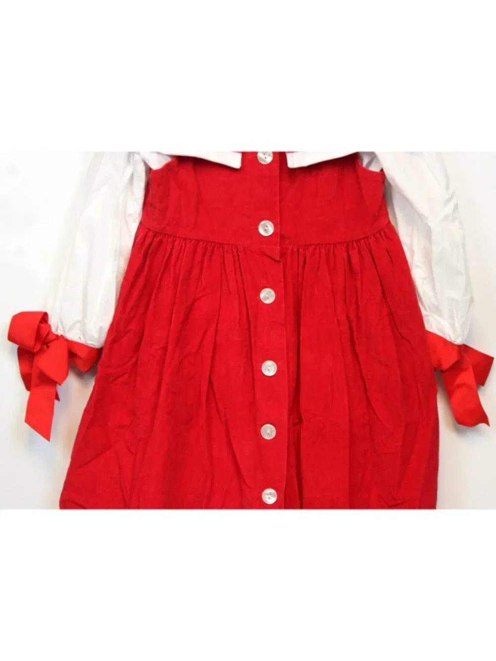 Chocolate Soup Fast Friends Dress 6 Holiday Classic Sailor Nautical Xmas Corduro
